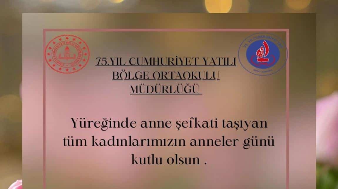 Anneler Günü Kutlu Olsun